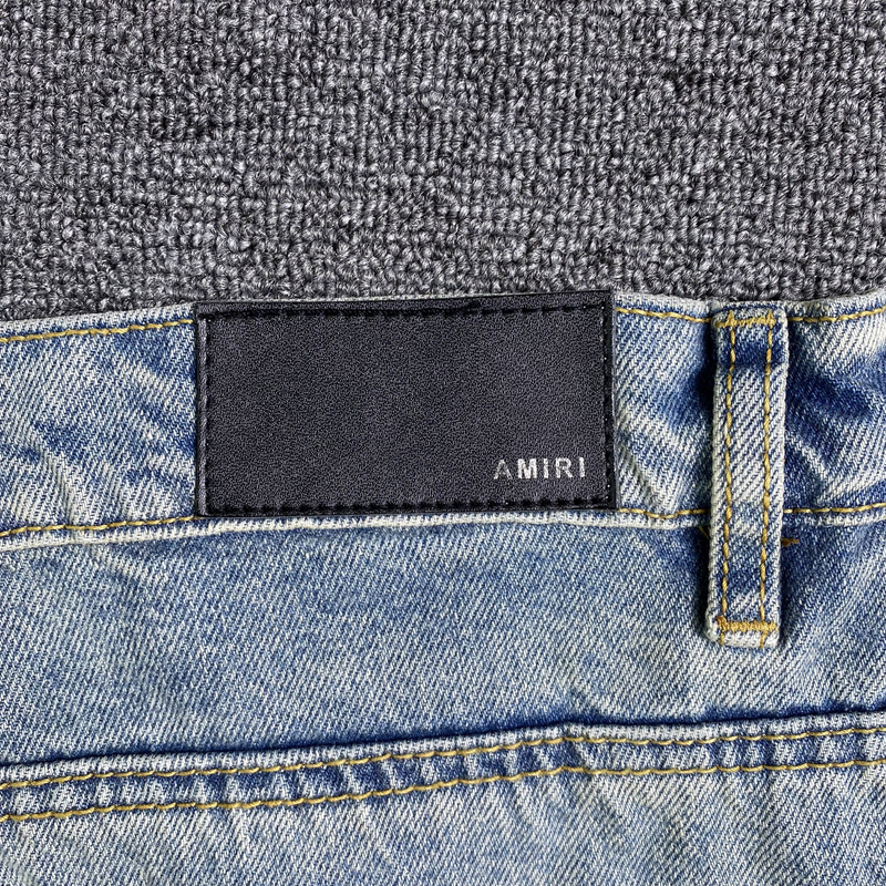 Calça Amiri Flare Jeans Carpenter Clay Indigo