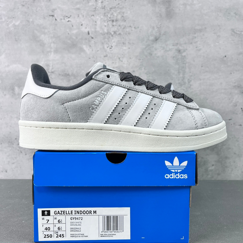 Tênis Adidas Campus 00s Grey par direito em fundo real