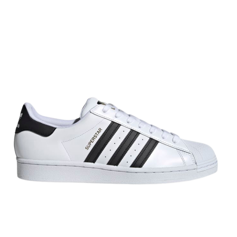 Adidas Superstar White em fundo branco